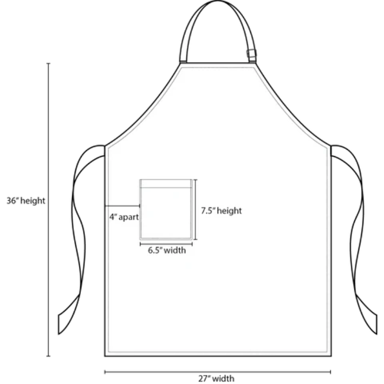 Bib Apron Measurement