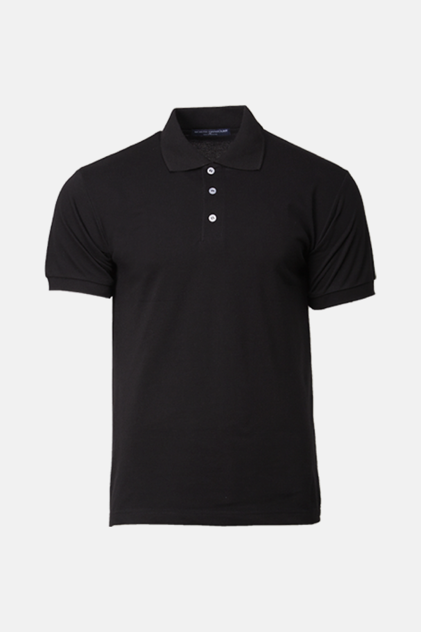 Black Soft-Touch Polo T-Shirt