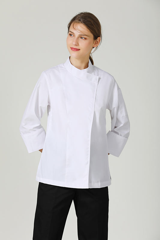 Rosemary White, Long Sleeve women chef jacket