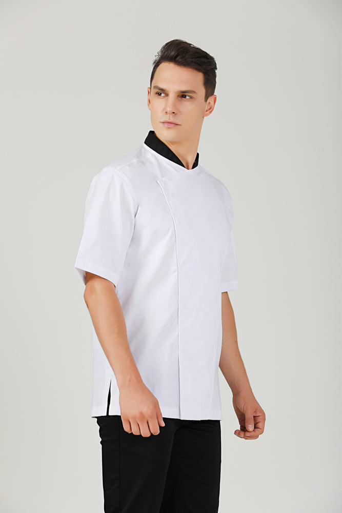 Willow White, Short Sleeve chef jacket