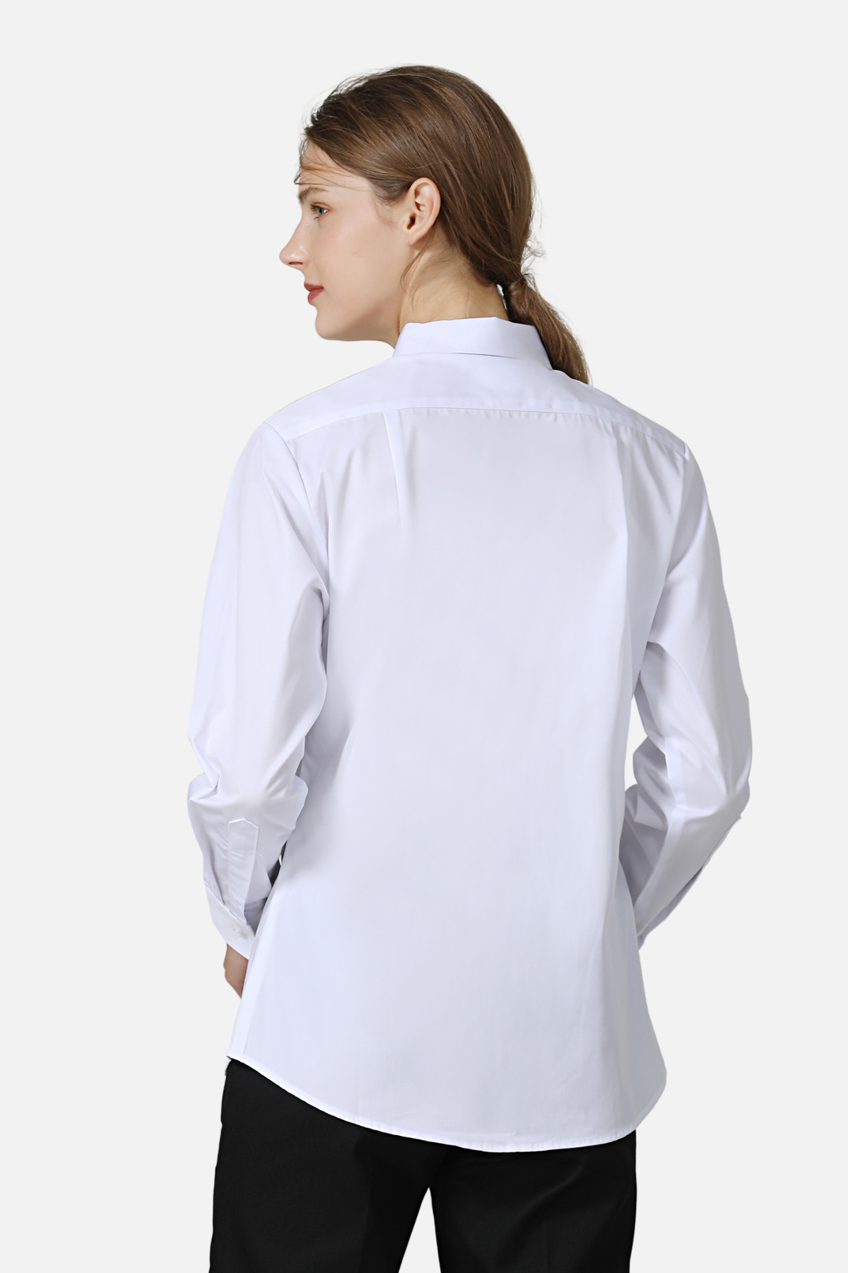 Women White Service Shirt