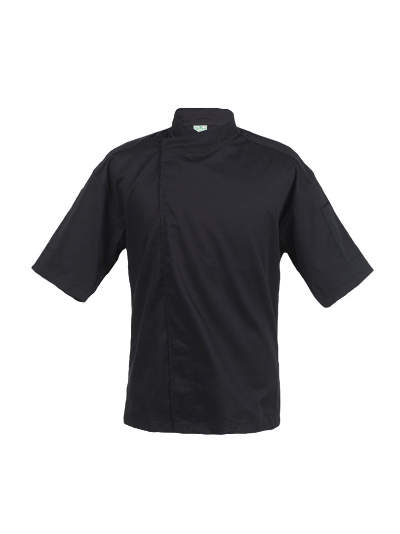 Classic Murano Black Short Sleeve chef jacket