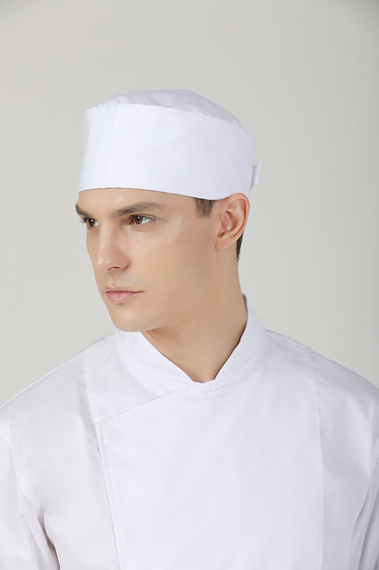 Dandelion White Chef hat Beanie