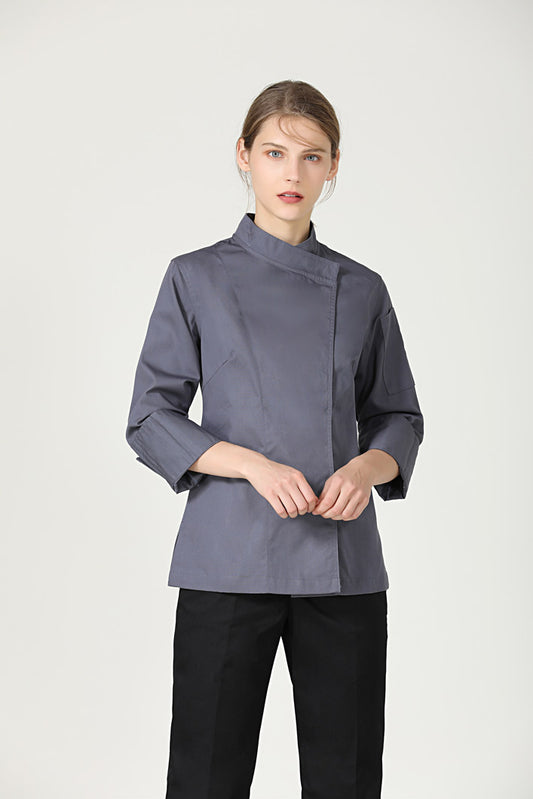 Rosemary Grey, Long Sleeve women chef jacket