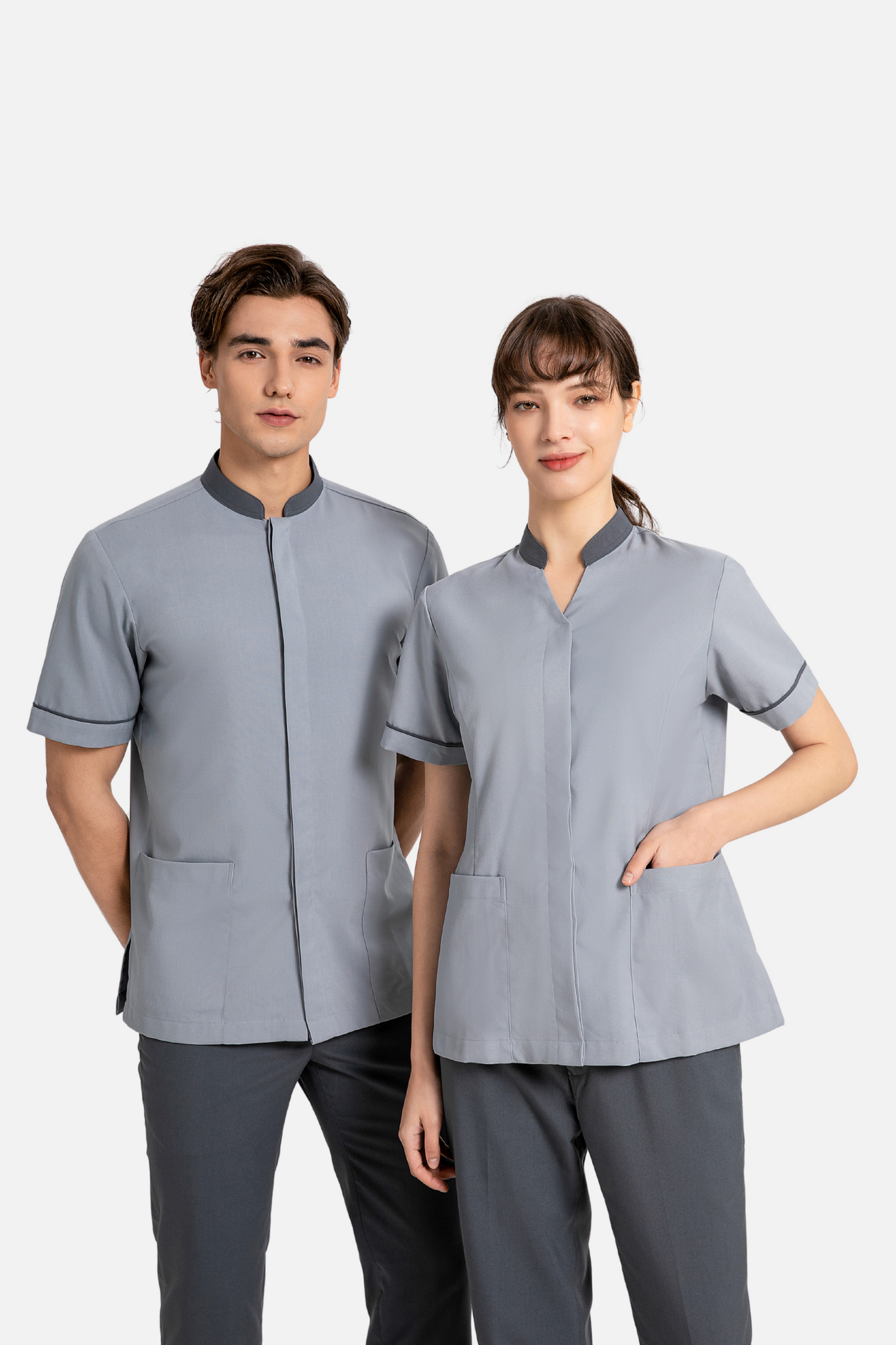 Rae Grey Housekeeping Blouse, Female