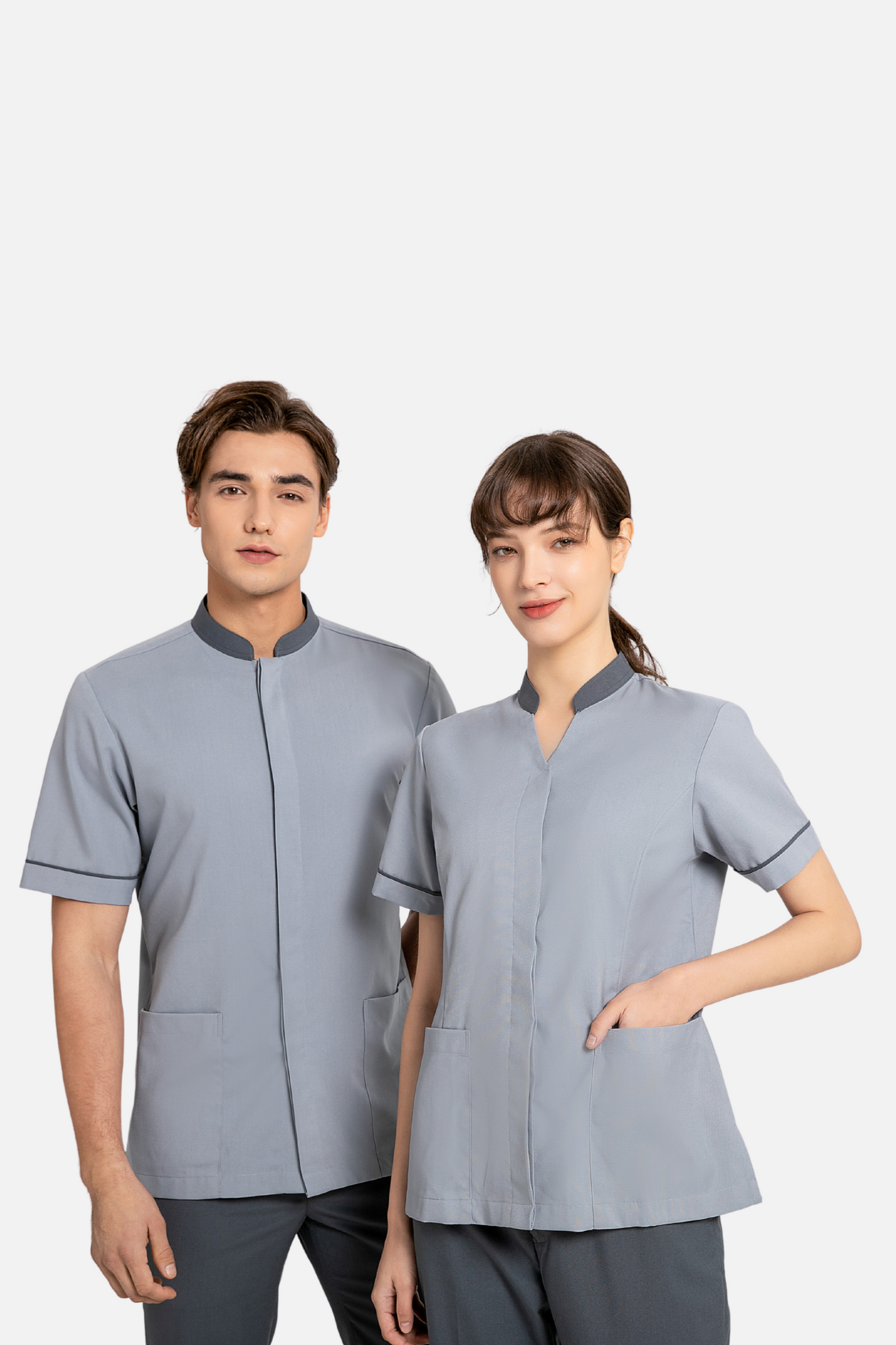 Rae Grey Housekeeping Blouse, Female