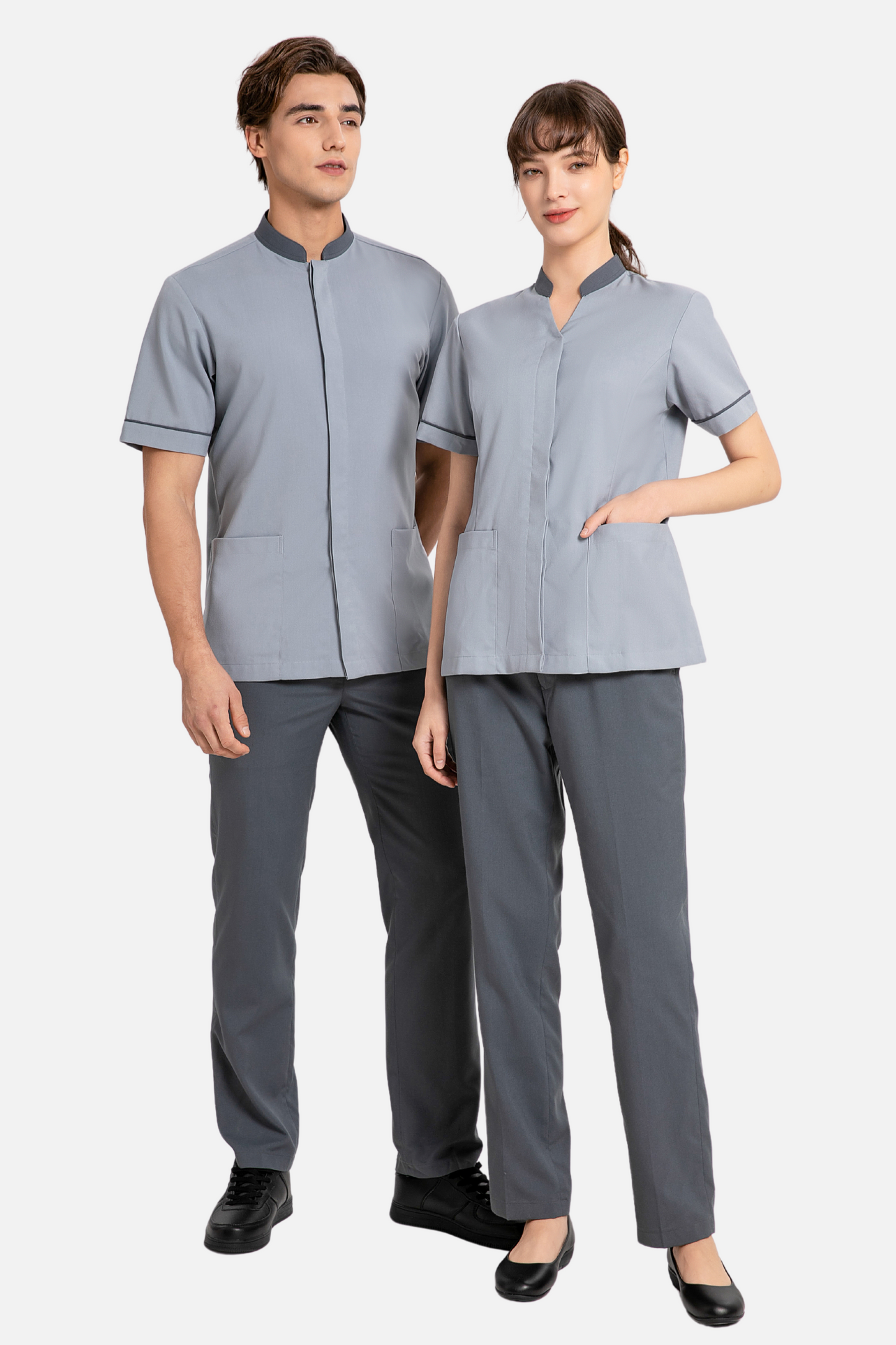 Rae Grey Housekeeping Blouse, Female