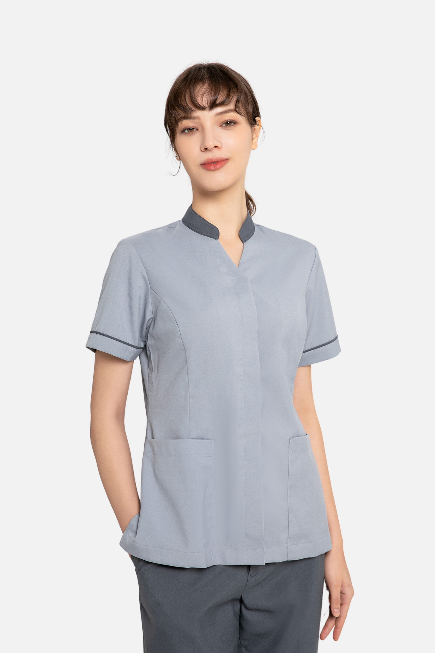 Rae Grey Housekeeping Blouse, Female