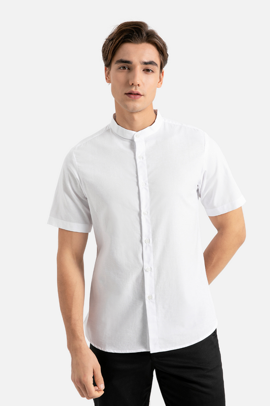 Brydan Short Sleeve White Shirt
