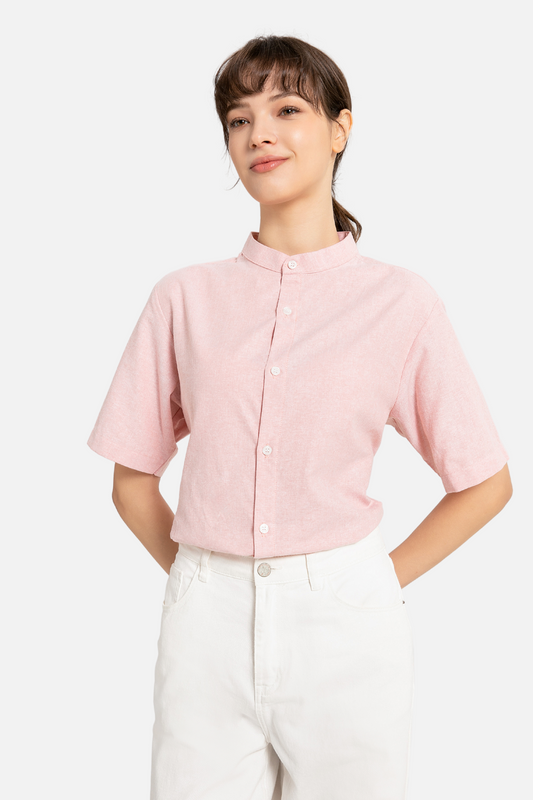 Brydan Short Sleeve Pink Shirt
