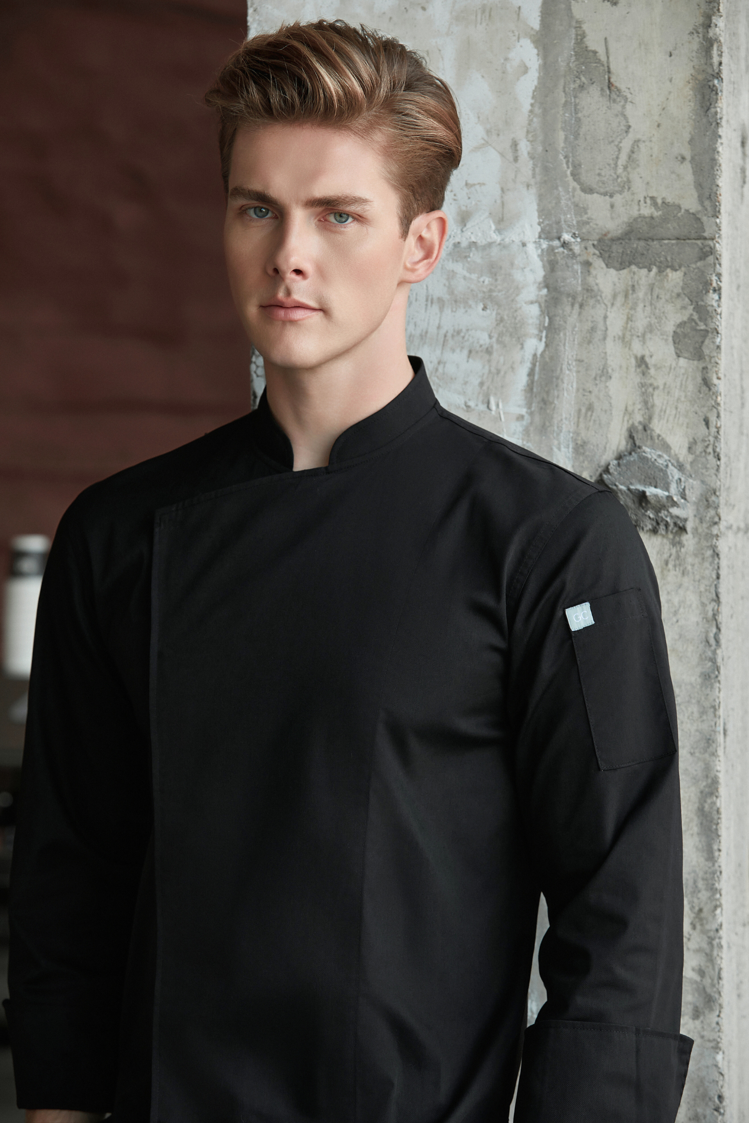 Banyan Black Long Sleeve chef jacket