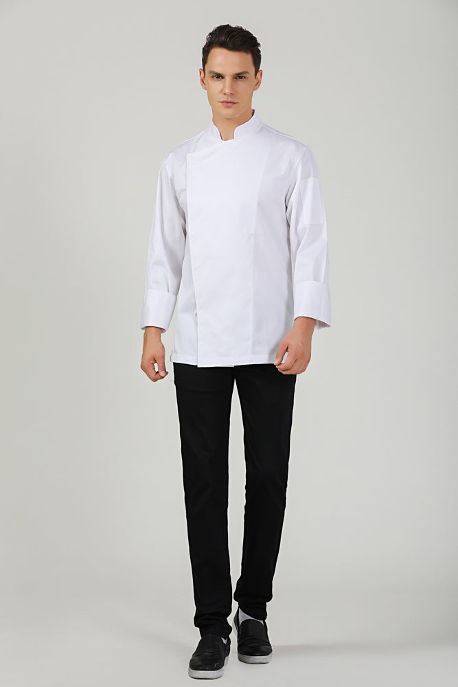 Banyan White Chef Jacket, Long Sleeve GC Collective – GC
