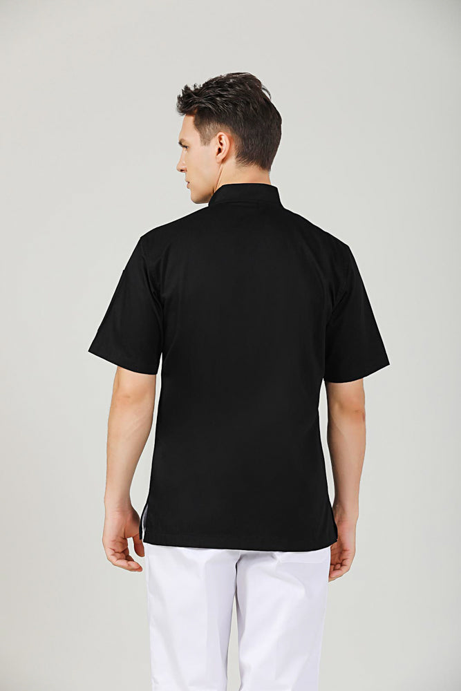 Basil Black, Short Sleeve chef jacket