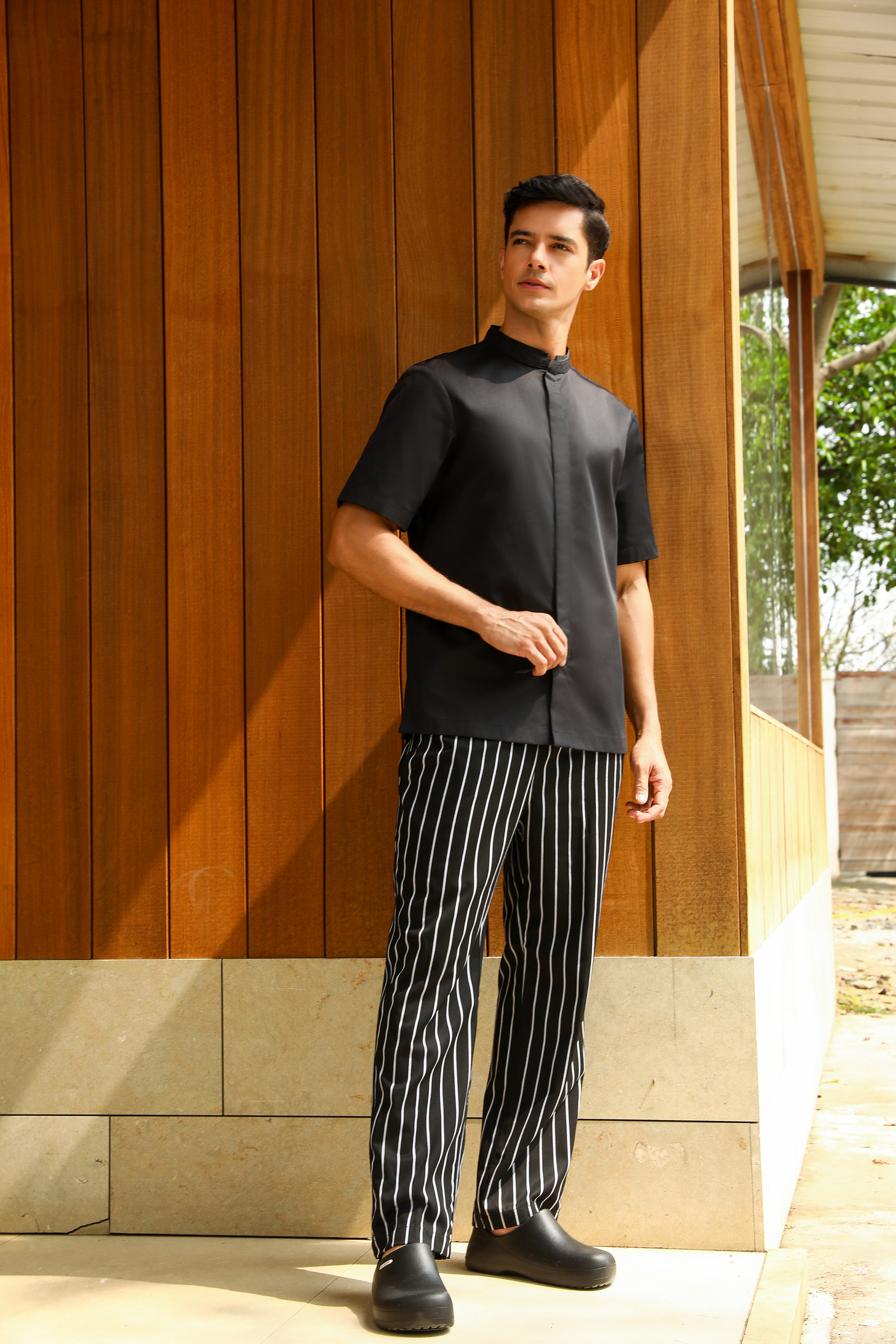 Bennett Black Chef Jacket, Short Sleeve