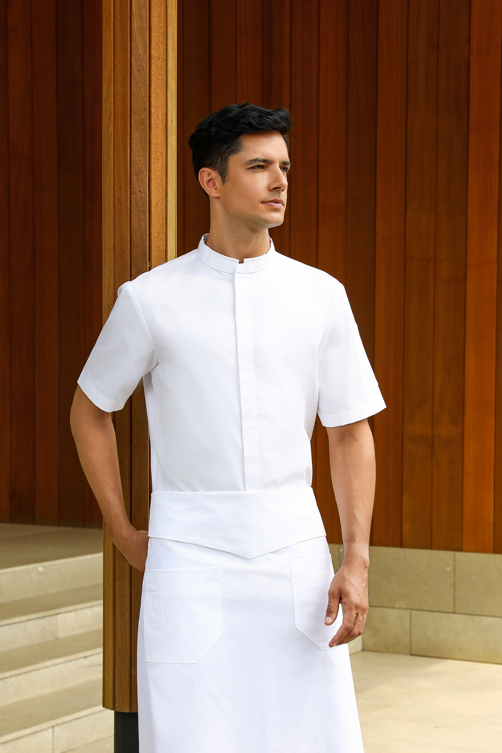 Bennett White Chef Jacket, Short Sleeve