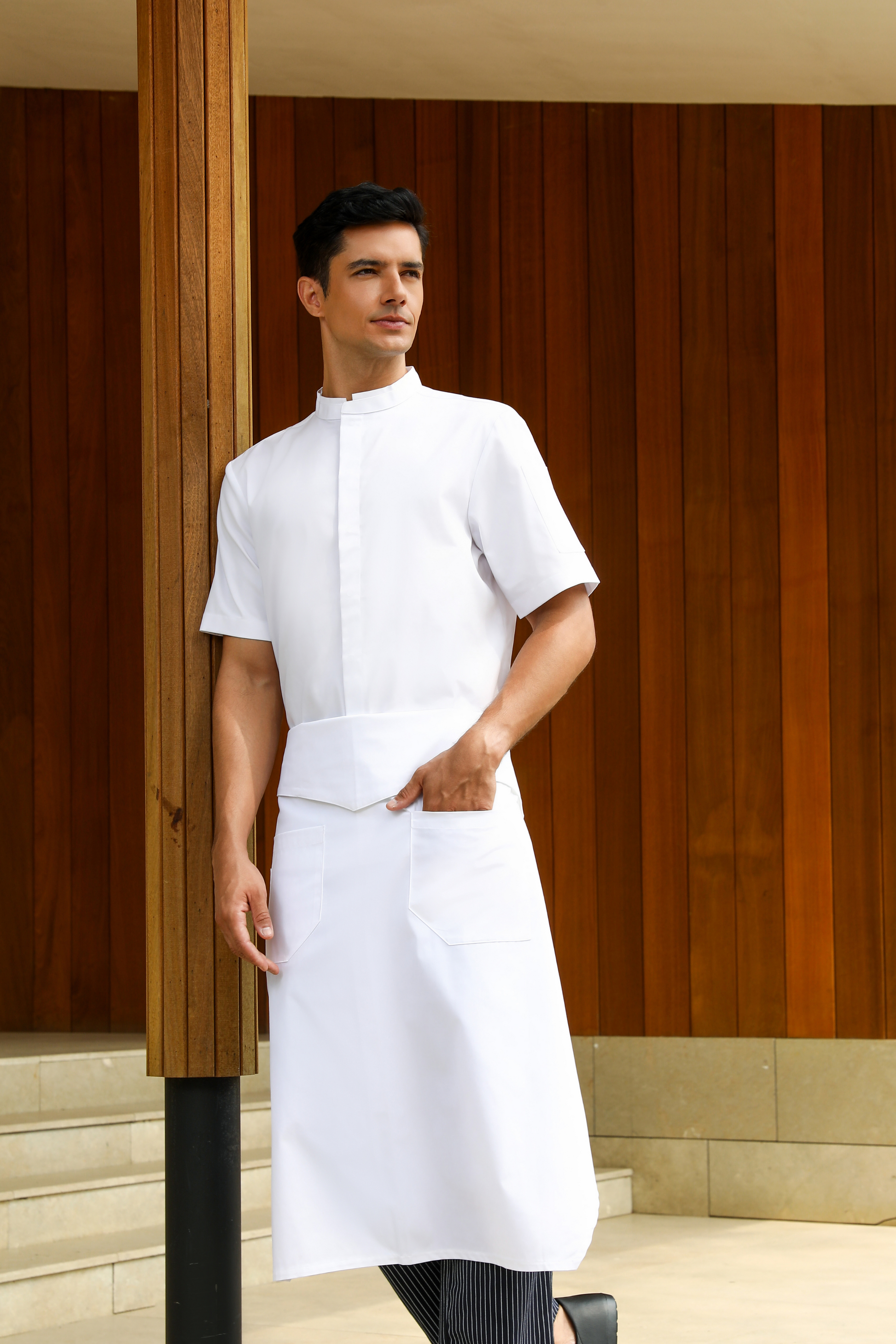 Bennett White Chef Jacket, Short Sleeve