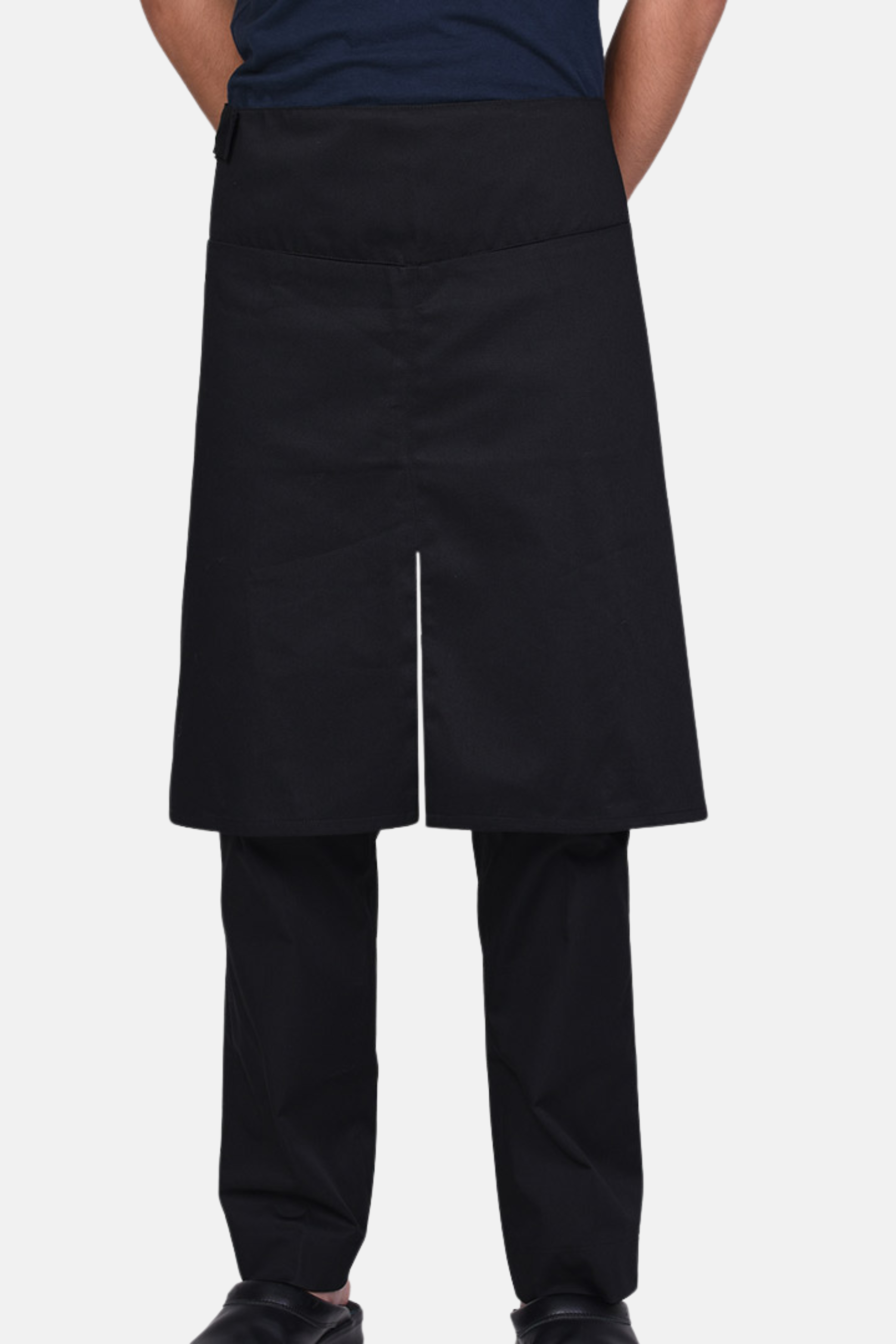 ¾ Slit Black Half Apron - GC Collective – GC Collective Global