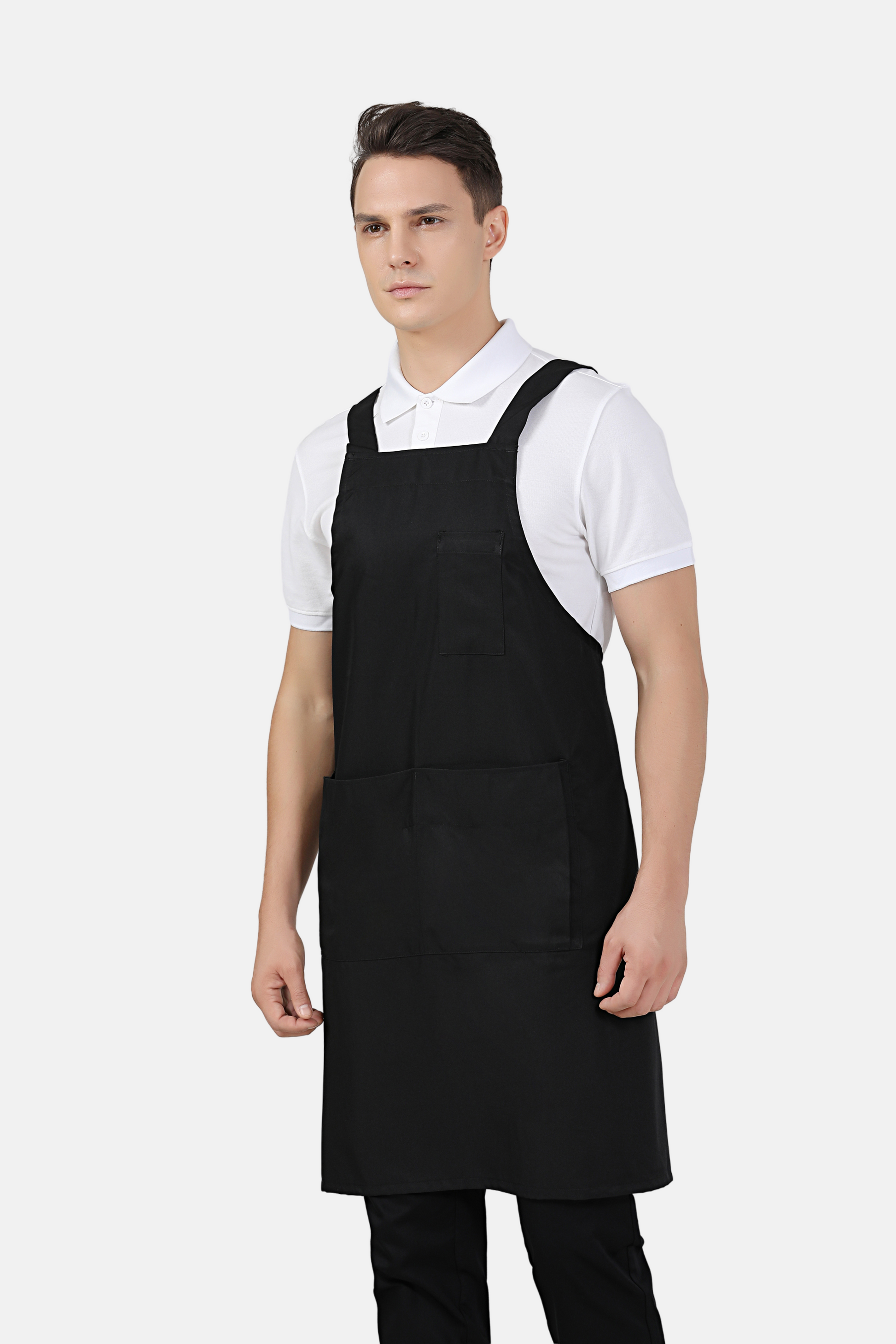 Hansel Black Service Bib Apron