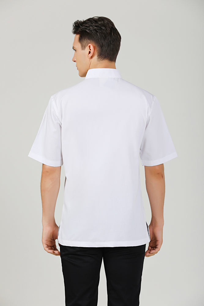 Holly White, Short Sleeve chef jacket