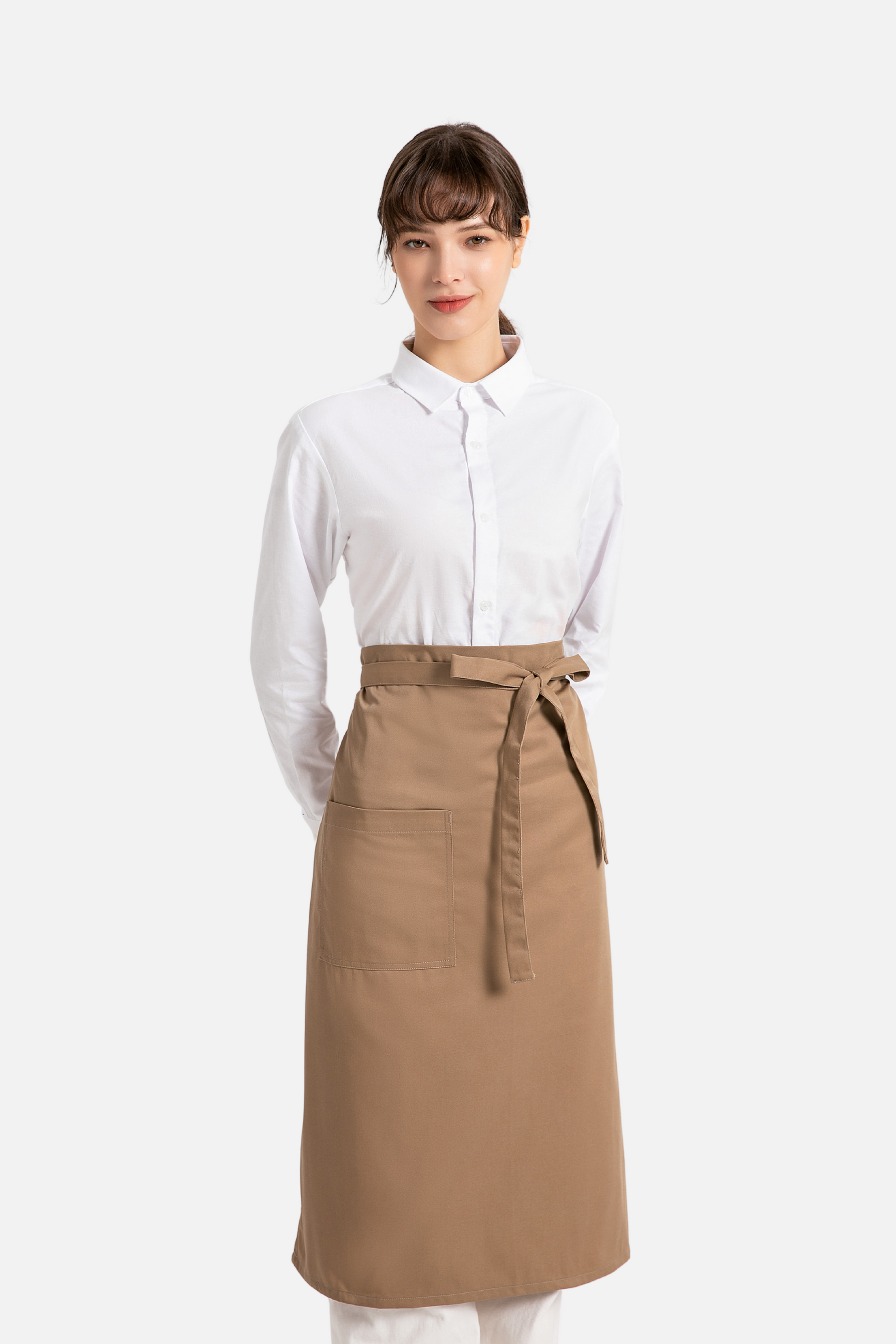 Khaki Chef Half Apron