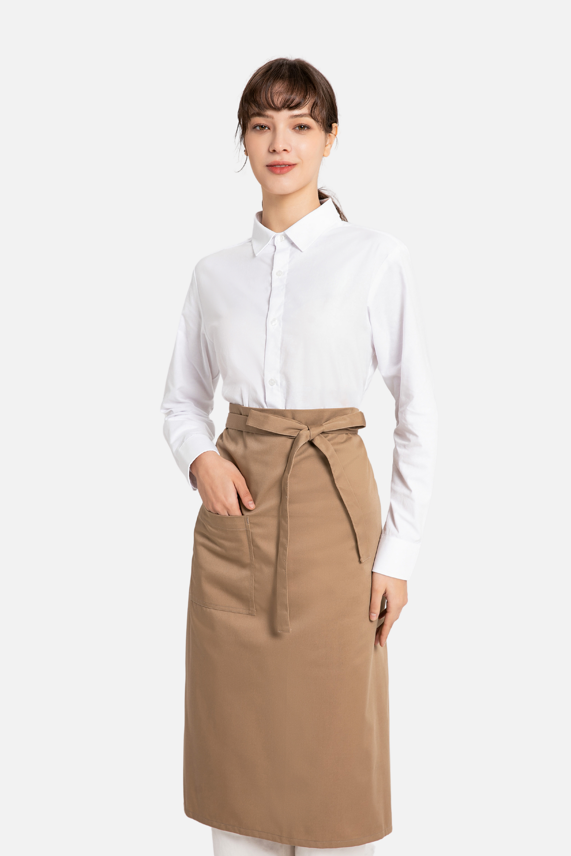 Khaki Chef Half Apron