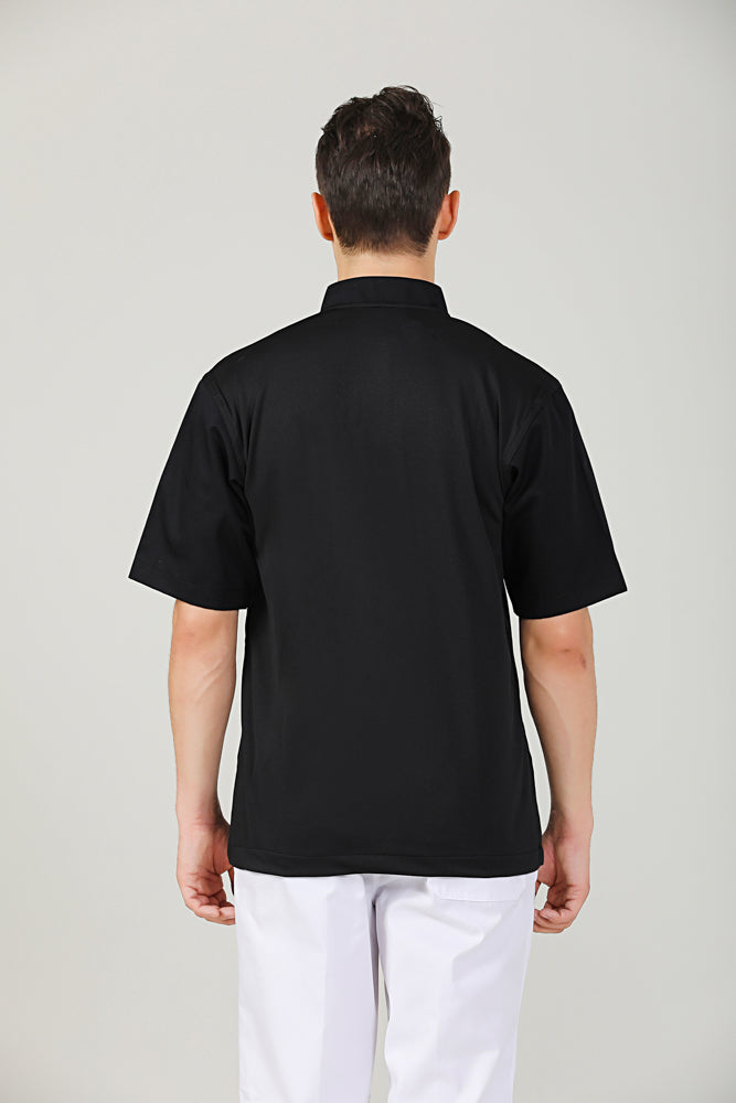 Parsley Black, Short Sleeve chef jacket