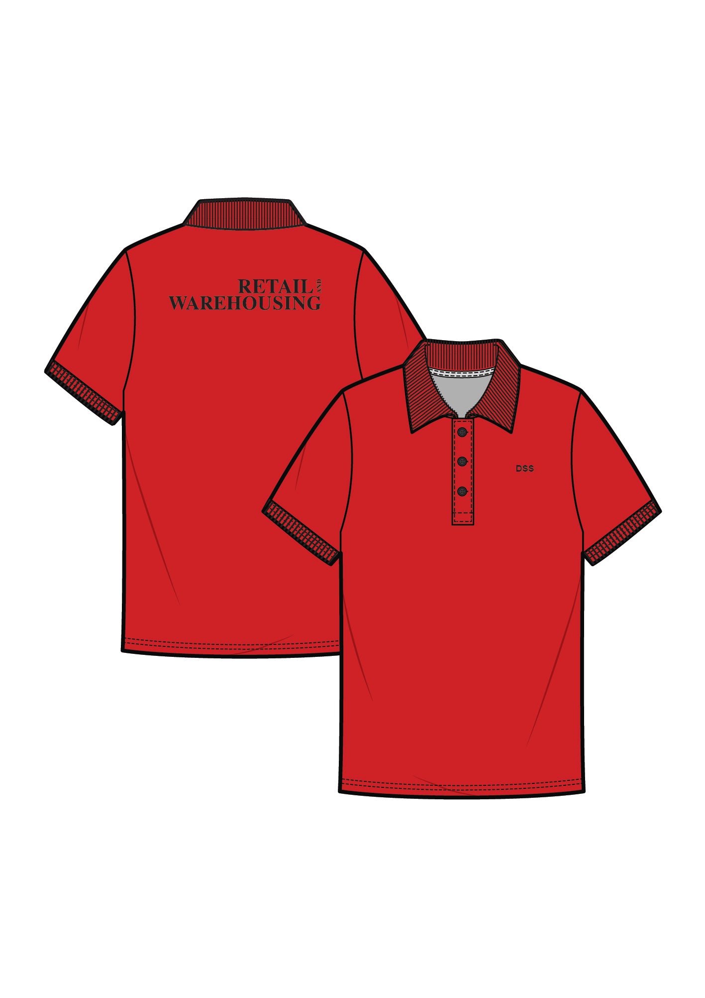 APSN Red Dri-Fit Polo Shirt, Retail Operations
