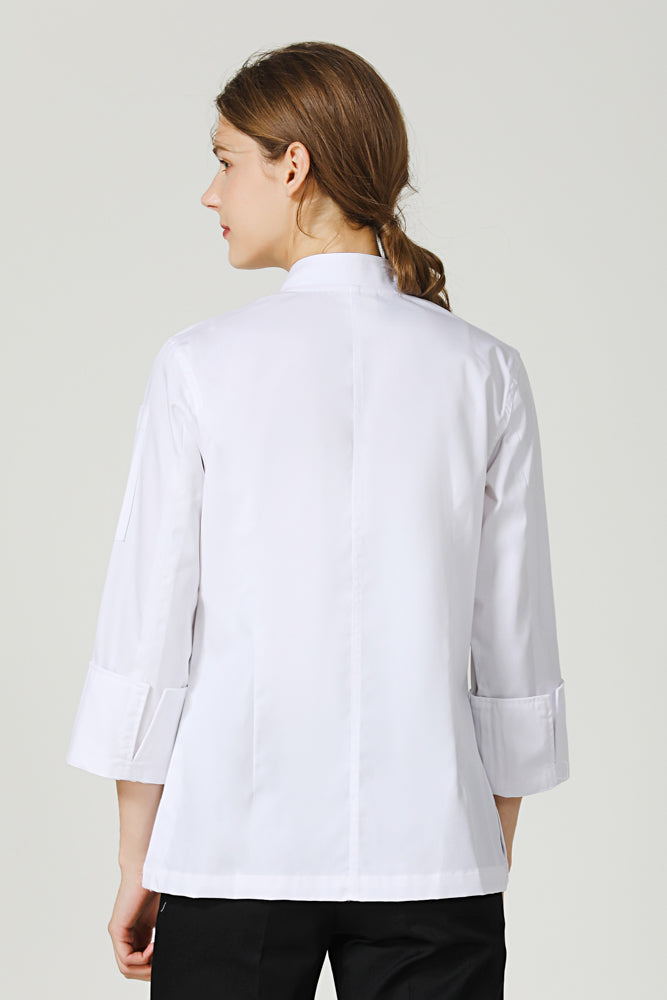 Rosemary White, Long Sleeve women chef jacket