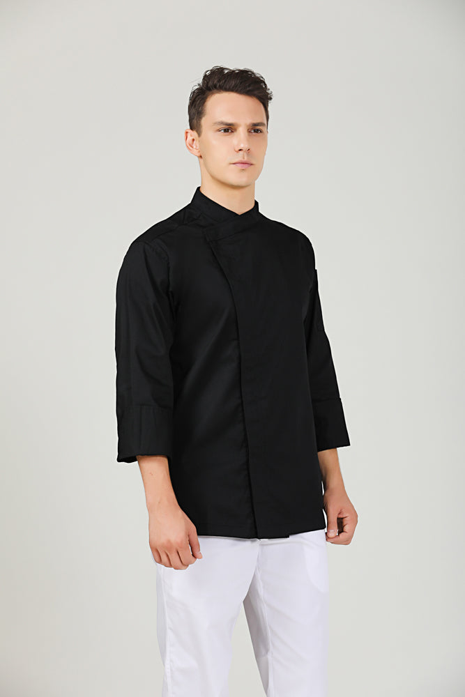 Thyme Black, Long Sleeve chef jacket