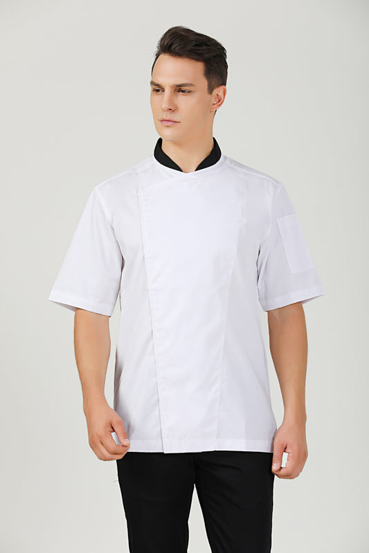Willow White, Short Sleeve chef jacket