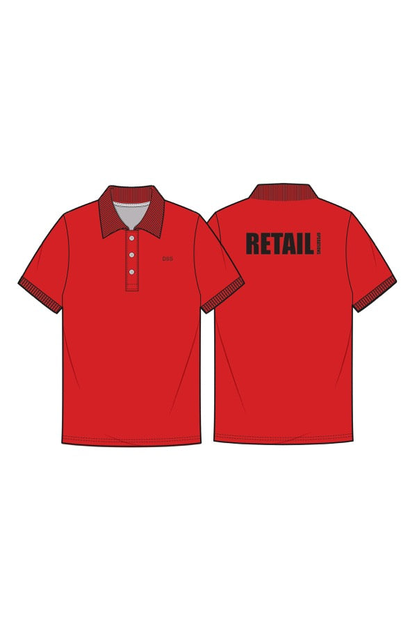 APSN Red Dri-Fit Polo Shirt, Retail Operations