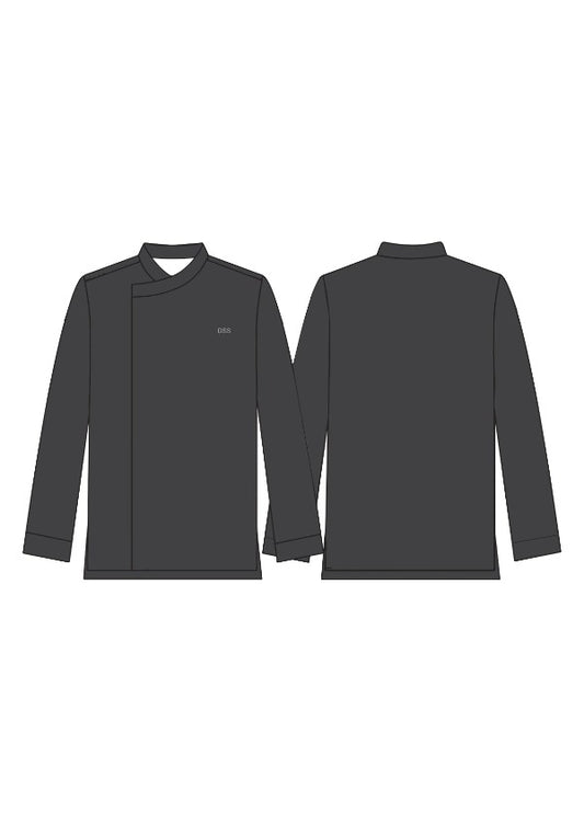 APSN Thyme Black Long Sleeve Chef Jacket, Food and Beverage