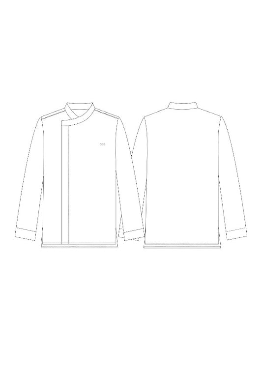 APSN Thyme White Long Sleeve Chef Jacket, Food and Beverage