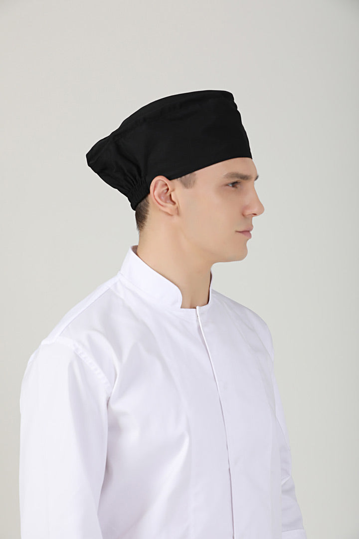 Black chef hat Beanie No Vent