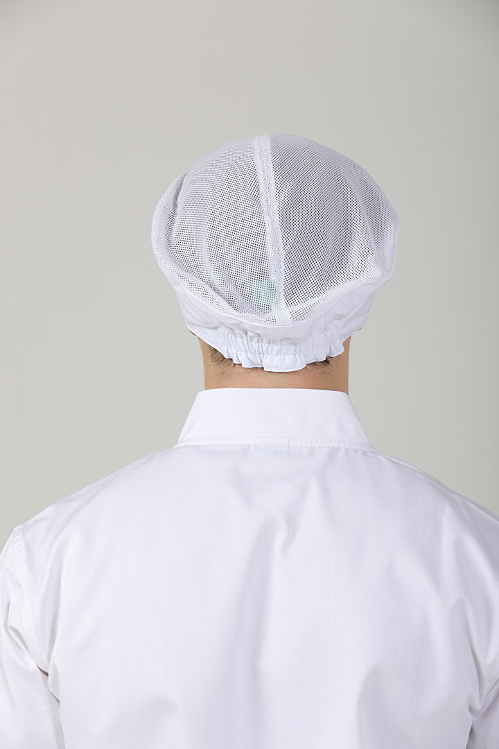 White chef hat Beanie with Vent