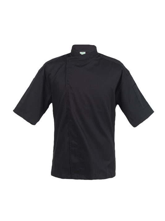 Classic Murano Black Short Sleeve chef jacket