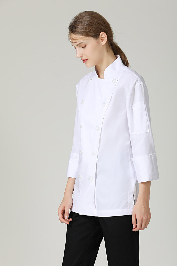 Classic White, Long Sleeve chef jacket
