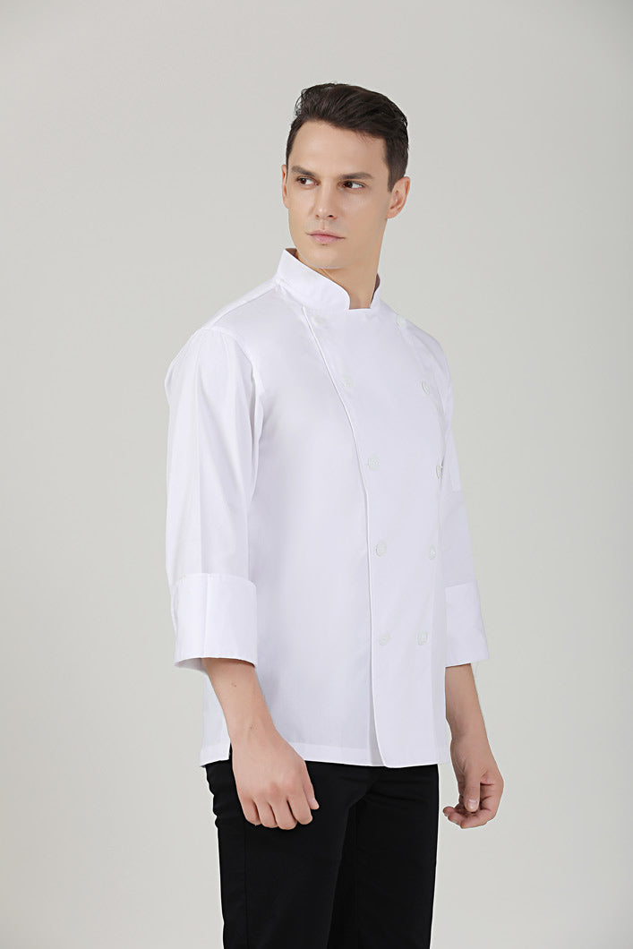 Classic White, Long Sleeve chef jacket