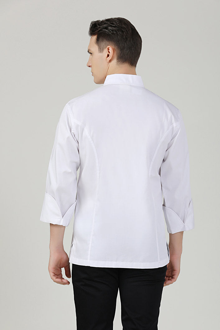 Classic White, Long Sleeve chef jacket