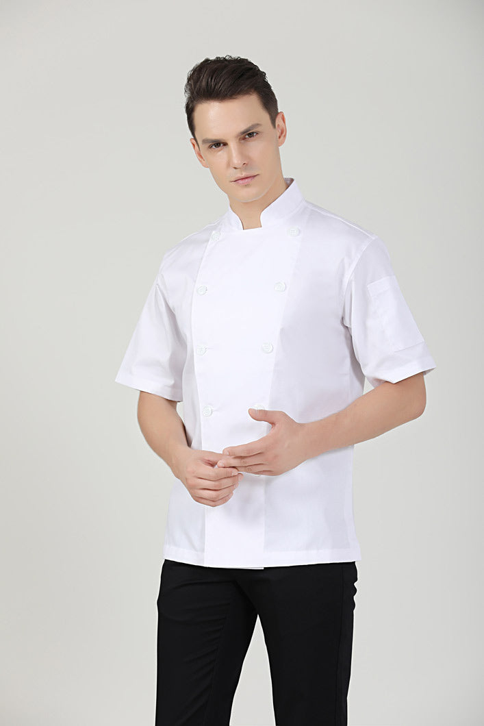 Classic White, Short Sleeve chef jacket