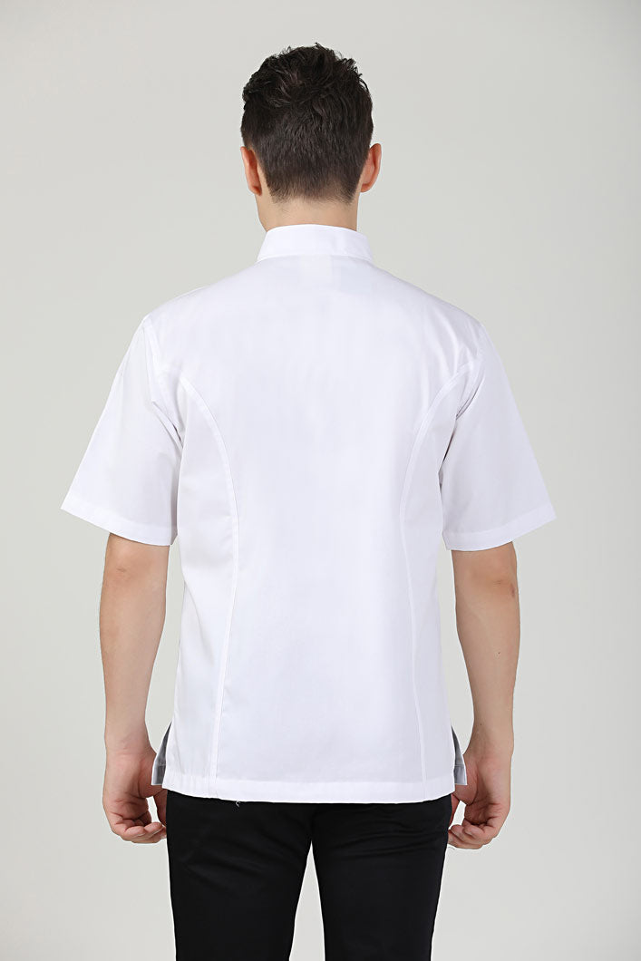 Classic White, Short Sleeve chef jacket