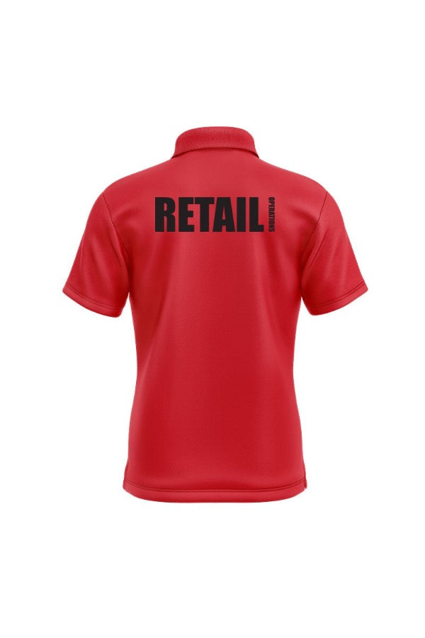 APSN Red Dri-Fit Polo Shirt, Retail Operations