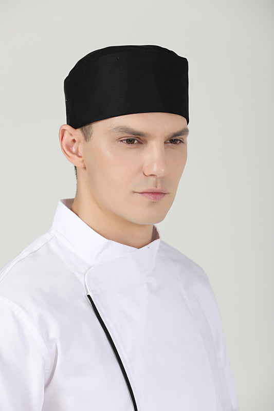 Dandelion Black Chef hat Beanie 