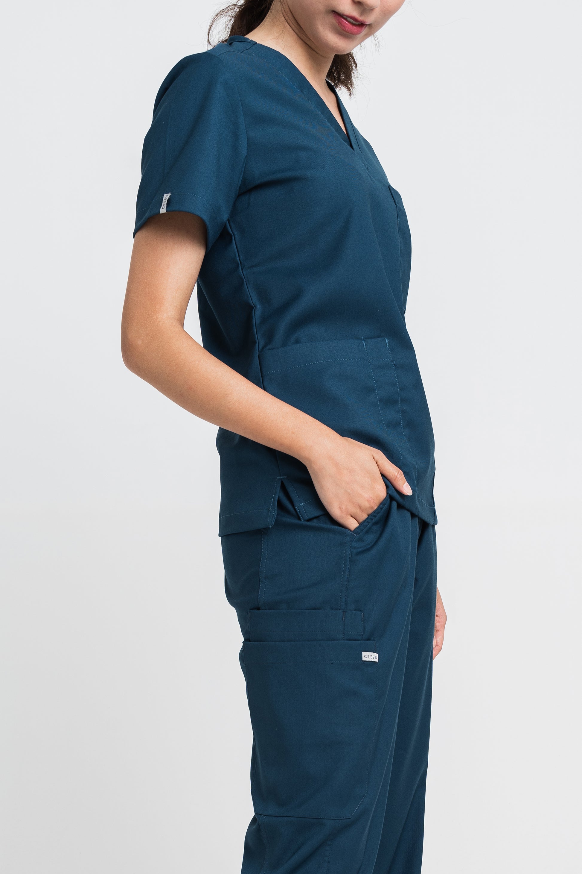 Jamie Teal medical Scrub Pants, Unisex