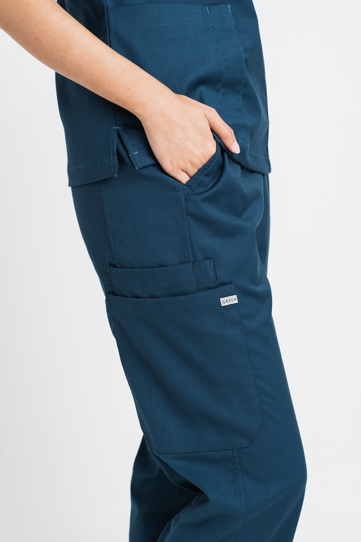 Jamie Teal medical Scrub Pants, Unisex 