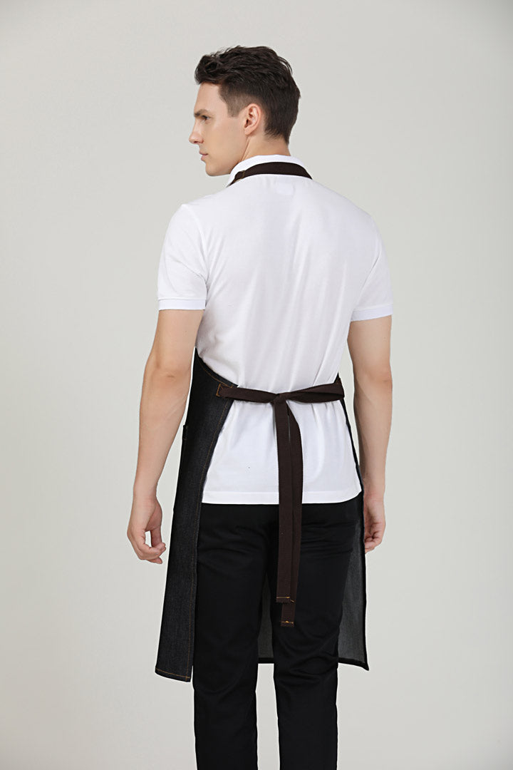 Joey Dark Brown Straps bib Apron