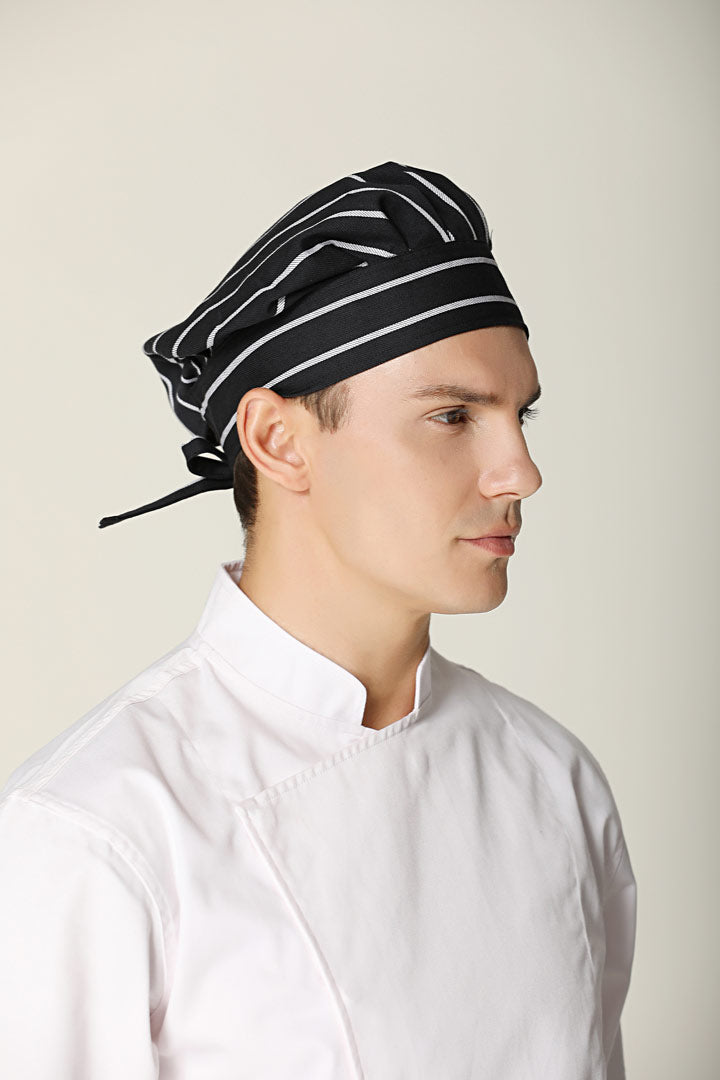 Poppy Big Stripes Chef hat Toque