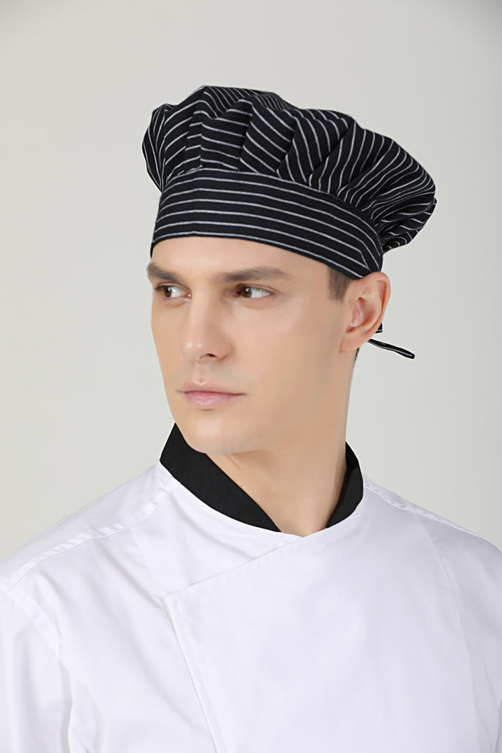 Poppy Small Stripes Chef hat Toque