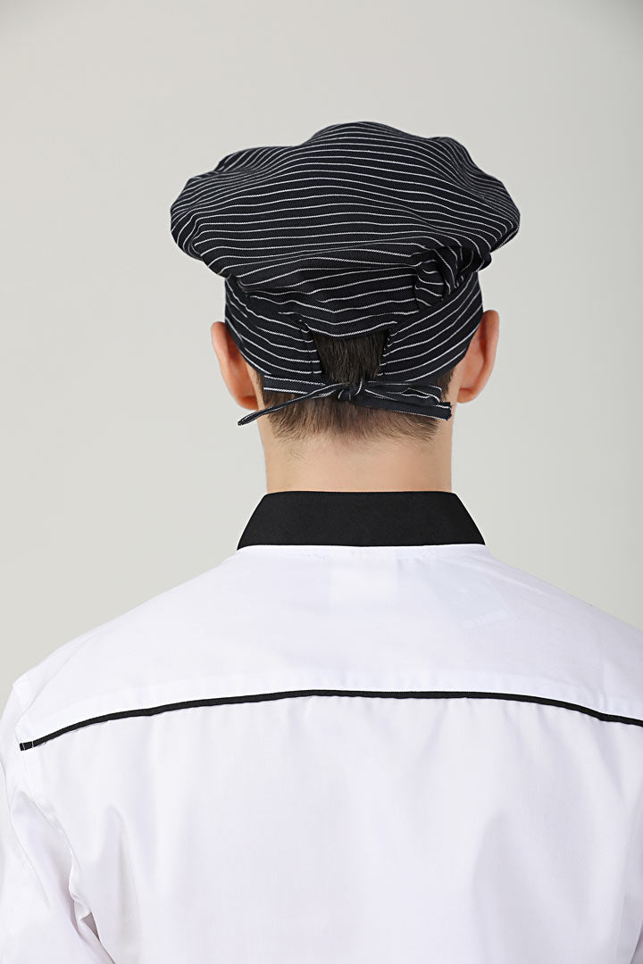 Poppy Small Stripes Chef hat Toque