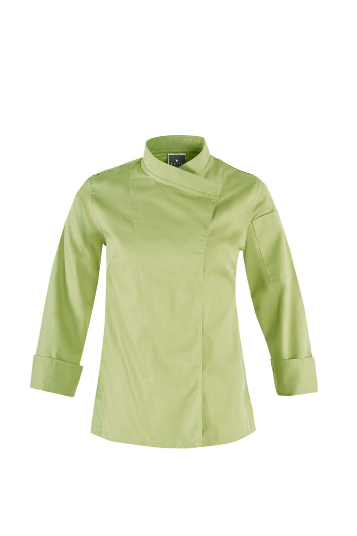 Rosemary Green, Long Sleeve women chef jacket